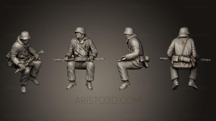 Military figurines (STKW_0209) 3D model for CNC machine